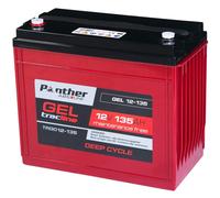 Panther GEL Batterie 12V 135Ah DeepCycle Akku statt 130Ah Camping Solar-Batterie