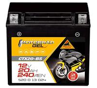 Panther GEL YTX20-BS - 12 V / 18 Ah - 180 A/EN - 52013 CTX20-BS Motorradbatterie Quad Batterie