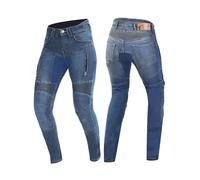 Paradro Monolayer Damen Motorradjeans Slim Fit blau, W34/L32