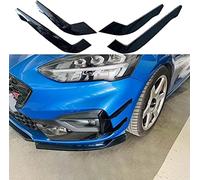 PARIE Auto Frontspoiler für Ford Focus St/st-line MK4 2018 2019 2020 2021, Frontstoßstange Lippe Spoiler Splitter Diffusor Car Body Tuning Zubehör,A/Black
