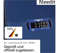 Needit Digitale Parkscheibe PARK MINI, automatische Parkzeiteinstellung, blau