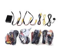 Parken Panoramablick Rückansicht 4 Wege Rückfahrkamera Steuerbox System 360 Grad Auto Außen Zubehör Rückfahrbild Auto Kamera Parken Panoramablick Rückansicht 4-Wege-Kamerasteuerung