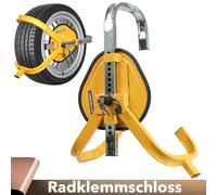 Parkkralle Radkralle Reifenkralle Diebstahlsicherung Wegfahrsperre PKW Anhänger