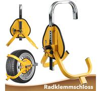 Parkkralle Radkralle Reifenkralle Diebstahlsicherung Wegfahrsperre PKW Anhänger、