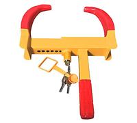 Parkkralle - Radkralle Reifenkralle,Universal Radschloss,mit Sicherheitsschloss und 3 Schlüsseln für PKW Wohnwagen Anhänger,Felgenkralle Reifenkralle Wegfahrsperre Diebstahlsicherung