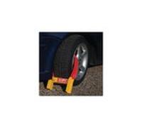 Parkkralle Stahl,pulv.L425xB285xH110mm 3,28kg rot/gelb SB Verpackung