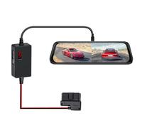 Parkmoduskabel - Hardwire-Kit für Dashcm, USB-Meni-Konverter, linkswinkliger Anschluss | 12 - 24 V auf 5 V Stromversorgung, sicheres Spannungsreduzierungssystem für den Su