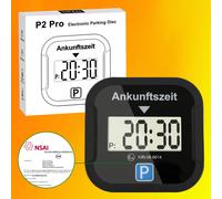 Parkscheibe Digitale Parkuhr mit Zulassung Elektrisch Automatische selbstklebend