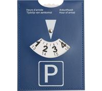 Parkscheibe Kunstleder Auto Motorrad Wohnmobil Blau 10x13cm