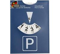 Parkscheibe Soft Touch Kunstleder Maxi 10x15 cm für Auto Motorrad Wohnmobil Blau