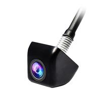 PARKVISION Rückfahrkamera,DC 12-24V Breitspannungs Frontkamera,Clever EIN Schlüssel Schwarzer Knopf,Flexible Einbaulage zulässig,NTSC TV System,4 Richtlinien optional-Schwarz