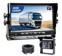 PARKVISION Rückfahrkamera Set mit 7 Zoll HD Monitor & IP68 Kamera - 110° Weitwinkel & IR-Nachtsicht - 12V/24V Rückfahrkamerasystem Nachrüstung für LKW, Bus, Transporter, Anhänger, Wohnmobile