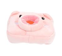 Parliky Cartoon Plüsch Taschentuchhalter Auto Hängender Auto Taschentuchbox Halter Niedlicher Schwein Kopf Tissue Holder Geeignet für Sonnenblende Rücksitz und Autotür