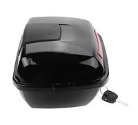 Parliky Elektrische Motorrad Koffer Robuste Wetterfeste Heckbox mit Großem Fassungsvermögen Vielseitige Transportbox Roller und Elektromotorräder Einfach zu Montieren Schwarzes Kleines