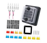 Parliky Teiliges Sicherungskasten ATC Sicherungsblock Kfz Ersatz Sicherungshalter Inklusive Aufkleber und Mehrpoligen Sicherungen