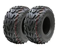 Parnells 16x8.00-7 Wanda P329 ATV Reifen, 4 PR, E-geprüft, 80kg, 2er-Set | Schlauchlos TL, 406mm Durchmesser, 185mm Breite, 12mm Profiltiefe, Chevron-Knobby-Profil, Präzise Lenkung, 7-Zoll-Felge