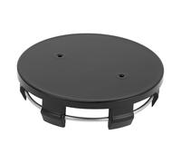 Partuto 1 Stück 70mm 2,76" OD - Universal Auto Radnabenabdeckungen - Auto SUV LKW Auto Radnabenabdeckungen Autozubehör Kratzfest Rostfrei - Strapazierfähiger Kunststoff Glänzend Schwarz