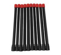 Partuto 10 Stück 150mm Reifenventilverlängerung Universal Kunststoff 180 Grad Reifenventilschaftverlängerung für Auto Motorrad Wohnmobil LKW Fahrrad