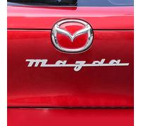 PartyUnix 3D Metall Embleme Sticker Auto Körper KofferraumtüR Chrom Abzeichen Dekoration für Mazda 3 CX3 CX5 Atenza MX3 CX4 CX9 CX7 RX8 Axela Protege Speed 6 5 ufkleber Logo,B