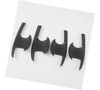 Passend für CR-V CRV 2017, 2018, 2019, 2020, 2021, Kohlefaser, Chrom, Autotürgriff-Abdeckungen, Zierleisten, Autozubehör, Türgriffabdeckung (schwarze Karbonschale) (schwarze Karbonschale)