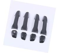 Passend für CR-V CRV 2017, 2018, 2019, 2020, 2021, Kohlefaser, Chrom, Autotürgriffabdeckungen, Zierleisten, Autozubehör, Türgriffabdeckung (schwarze Karbonschale) (schwarze Karbonschale) (schwarze