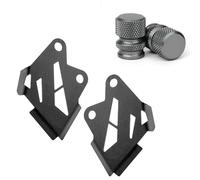 Passend für Loncin VOGE DS900X Valico DS900X 900 DSX 2025 2024 Reifenventilkappen Bremssattel vorne Schutzfolie Abdeckung Motorradständer Motorrad Hebebühne(1set BlackGrey)