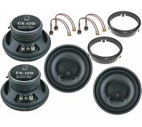 passend für Mercedes Benz E Klasse W124 Lautsprecher Set Vorne und Hinten 12 cm