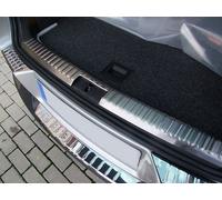 Passend für VW Tiguan Ladekantenschutz Innen Edelstahl mit Abkantung Chrom Metal
