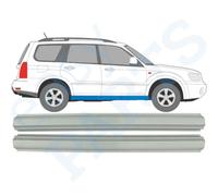 Passt für Subaru Forester SF / SG 1997-2008 Schweller Reparaturbleche /Paar