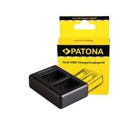 PATONA Dual Schnell-Ladegerät für Garmin Virb XE GMICP902624 inkl. Micro-USB Kabel