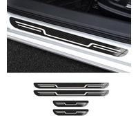 PBtsh Edelstahl Autotürschwelle für VW Multivan T7 2021-2023,Kratzfest und rutschfest Einstiegsleisten Willkommenspedal Schutz Auto Zubehör,C