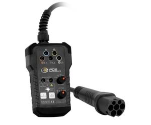 PCE Instruments EVSE-Tester PCE-EVSE 310+ für Wallboxen |inkl. Stecker Typ 2 & Adapter auf Typ 1 |PE-Vorprüfung
