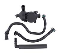PCV-Ventil Kurbelgehäusentlüftung Entlüftungseinheit Entlüftungsventil Ölabscheider Oil Trap Crankcase Breather Reparatursatz für 1er E87 3er E46 E90 E91 X3 E83 Z4 E85 1.8L 2.0L N42B18A 2000-2011