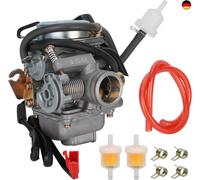 PD24J Vergaser 24 mm Vergaser für 4-Takt GY6 125 cc 150 cc ATV Go Karts Roller