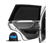 PEMOTech Sonnenschutz Auto Baby,(2-Stück)ZERTIFIZIERTER UV-Schutz,[2026 Upgrade] Nachhaltiges & Hochwertiges Atmungsaktive Spandex,Sonnenschutz Auto Kinder fit 99% Autos, Privatsphäre Für Ihre Familie