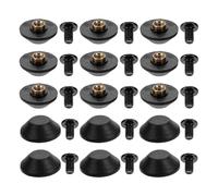 PENIKOKO 15 Stück Universelle Kfz Schrauben für Stoßstangen und Kotflügel Kunststoff und Metall Präzise Passform und Verschleißfest für Fahrzeugtürverkleidungen und Schutzleisten