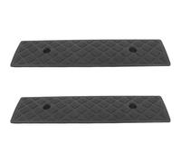 PENIKOKO 2 Stück Auffahrrampe aus Gummi Stoßabsorbierend und Rutschfest für Auto und Rollstuhl Geeignet für Bordstein Türschwelle und Gehweg