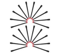 PENIKOKO 20 Stück Reifenventilverlängerung Ventilschaftverlängerung 15cm Schwarz aus Hochfestem Kunststoff für Auto Lkw Fahrrad Wohnmobil mit Auslaufsicherem Gewinde für Enge