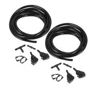 PENIKOKO 2stücke Scheibenwaschschlauch für Fahrzeuge Ersatz-schlauch aus Kunststoff und Gummi Passend für Scheibenwaschanlage Praktisches Zubehör für Klare Windschutzscheibe