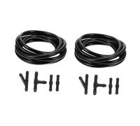 PENIKOKO Universelle Auto Sprühdüse Mit 2m Schlauch Wischwasserschlauch Reparaturset Aus Robustem Gummi Scheibenwaschanlage Zubehör Für Klare Sicht Und Fahrsicherheit