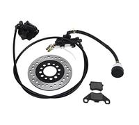 PenRux Scheibenbremsen-Kit, Universal Go Kart Bremssattel Go Kart Hydraulische Bremse Kit Safe Bremsbelag für 50cc 110cc 125cc 150cc 200cc 250cc Dirt Bike Quad ATV Go Kart