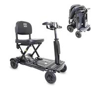 PEPE - Elektromobil für Senioren Klappbar und Leicht, 10Ah Lithium-Batterie (Reichweite 10-15 km), Schwarz