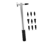 PEPLAYTAL Dellen Reparaturset Auto Aluminium Hammer mit Präzisionsköpfen Lackfreie Ausbeulwerkzeuge DIY Karosserie Reparaturwerkzeug für Kleine Dellen Zuhause und Werkstatt