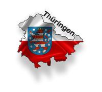 Perfect Sticker 15cm! Hochwertiger Auto-Aufkleber Sticker Wohnmobil Wohnwagen Abenteuer Urlaub Wandern WOMO WOWA Camping I089 Bundesland Thüringen Schrift Text Decal