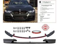 Performance Frontspoiler / Frontlippe für BMW 3er F30 / F31 mit M-Paket in Schwarz Matt mit ABE