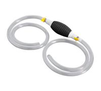 PERSELOSO Handbetriebene Benzin Transferpumpe mit Siphonschlauch aus Gummi und PVC Langlebige Absaugpumpe für Kraftstofftank und Öltransfer im Auto und LKW