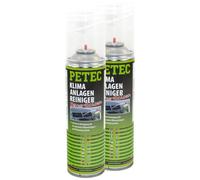 PETEC 71350 Klimaanlagenreiniger Aktivschaum Zitrus-Schaum Desinfektion 2x 500ml