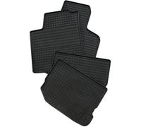 PETEX Fußmattensatz schwarz - vorbereitet für Befestigungssystem Universal 11210