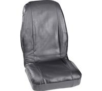 Petex 3007004 Profi 4 Sitzbezug 4teilig Kunstleder Schwarz Fahrersitz, Beifahrersitz