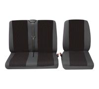 Petex 30071912 Profi 1 Sitzbezug 2teilig Polyester Rot, Anthrazit Fahrersitz,...